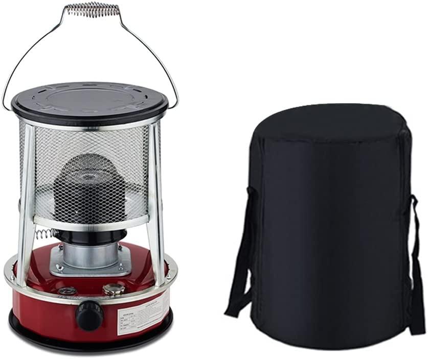 Kerosene Stove Heater, Portable Stainless Steel Oil Heater Burner for Indoor/Outdoor, 9000 BTU Compact Convection Kerosene Space Heater Efficient Camping Stove Supplies for Heating, with Bag