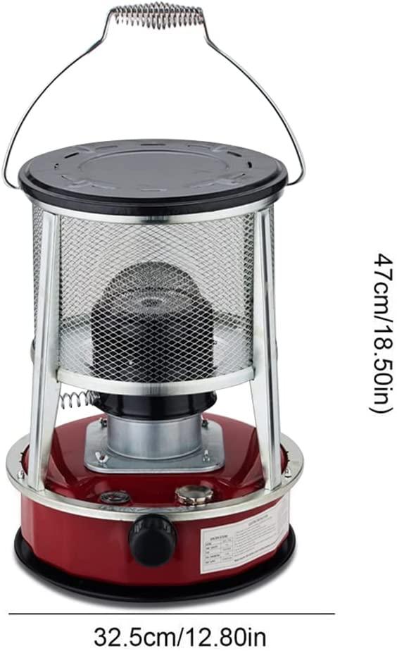 Kerosene Stove Heater, Portable Stainless Steel Oil Heater Burner for Indoor/Outdoor, 9000 BTU Compact Convection Kerosene Space Heater Efficient Camping Stove Supplies for Heating, with Bag - Image 7