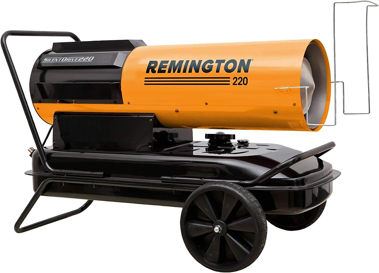 Remington REM-220T-SDR-B SilentDrive Kerosene Forced Air Heater—220,000 BTU