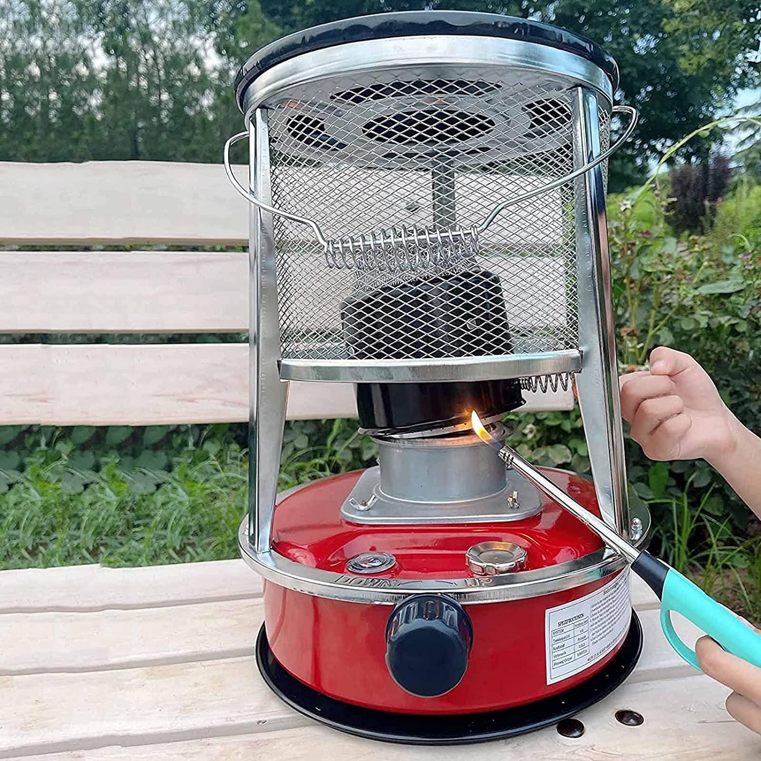 Tightstore Indoor Heater Non Electric, Portable Kerosene Stove, Indoor Kerosene Heater, Camp Heater for Tent, for Camping Rice Cooking Ice Fishing - Image 6