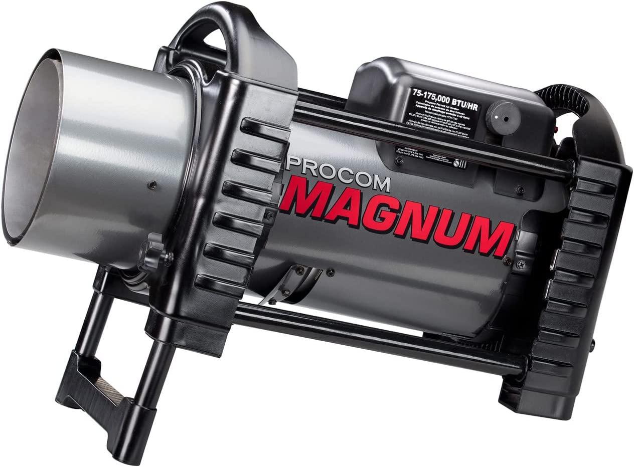ProCom Magnum Forced Air Propane Heater - 175,000 BTU - Model# PCFA175V-R (Renewed)