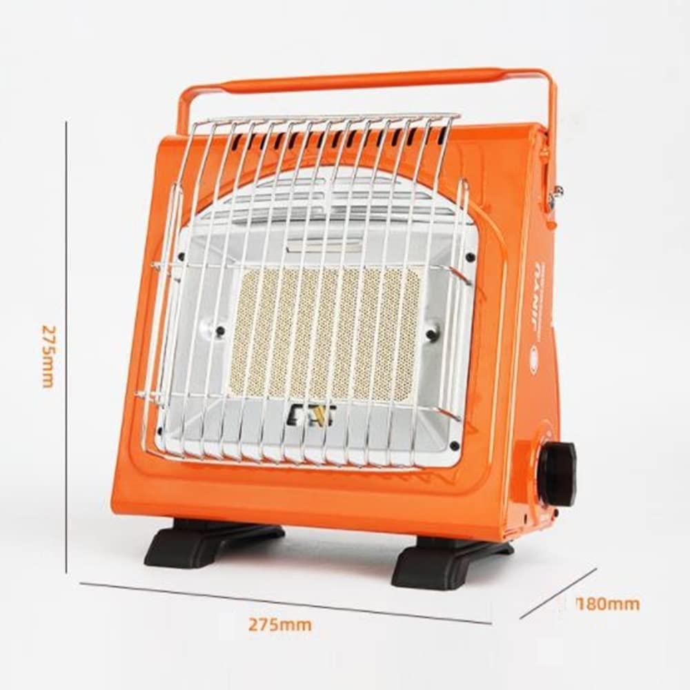 JOJAN Outdoor Butane Heater, Portable Camping Gas Heated Stove, Lightweight Tent Space Heater, Winter Camp Heating Stove, Heater & Stove 2 in 1 (Color : Orange) - Image 6