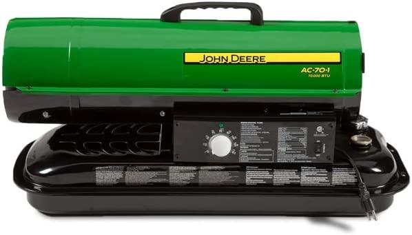 John Deere AC-75 Portable Kerosene Fired 75,000 BTU Heater AC-75