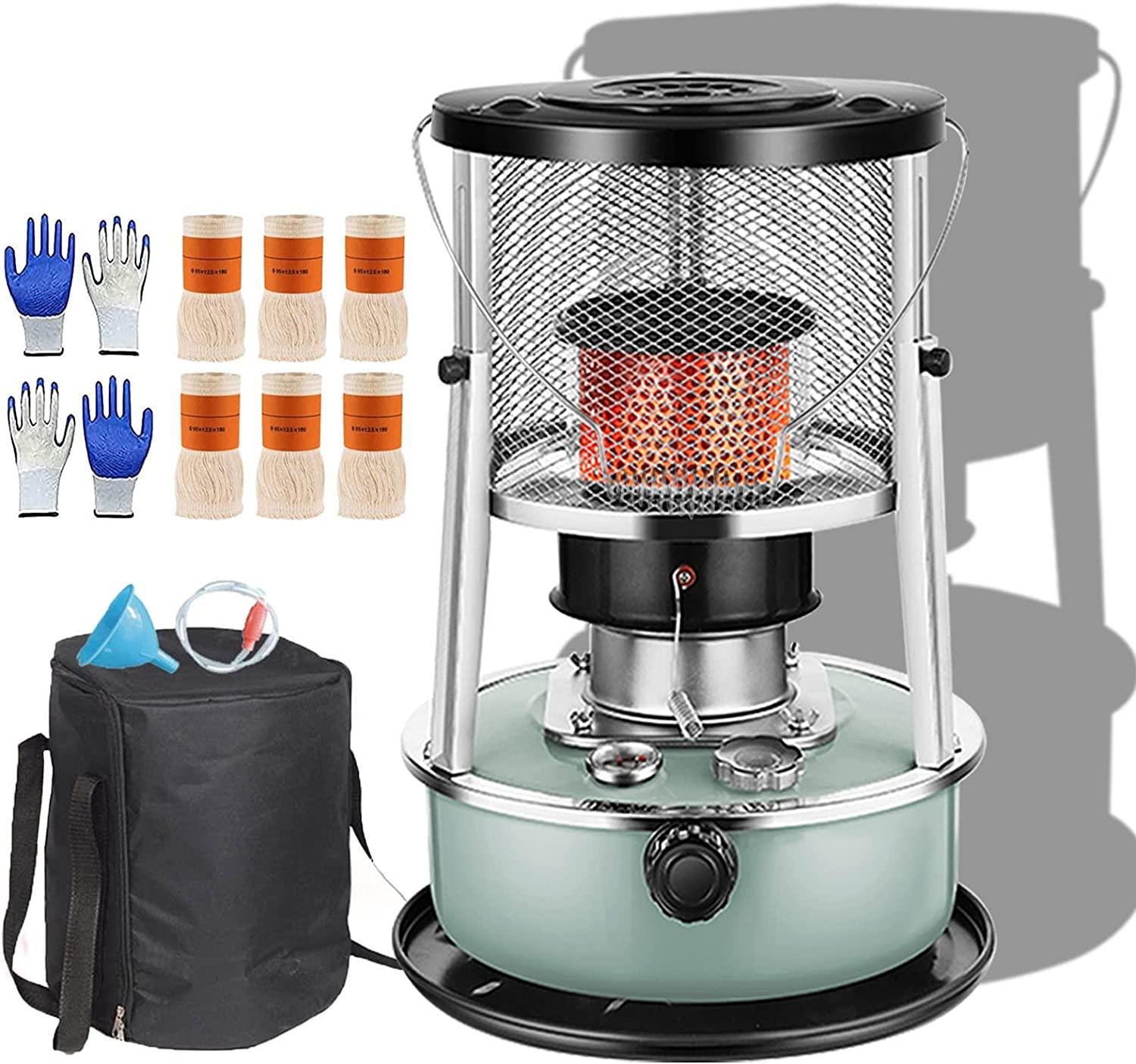 Aigoss Kerosene Heaters for Indoor Use, 2 in 1 Multifunction Portable Heater, Emergency Heater No Electricity Heaters for Indoor Use, Camping Heaters for Outdoor Heating Ice Fishing Cooking