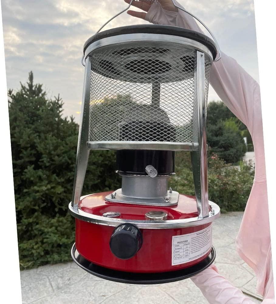 Kerosene Stove Heater with 6 Wicks Space Heater Fast Tent Heater Excellent Kerosene Heater for Indoor Outdoor Camping Handy and Efficient 4.6L (Color : Red-4.6L) - Image 5