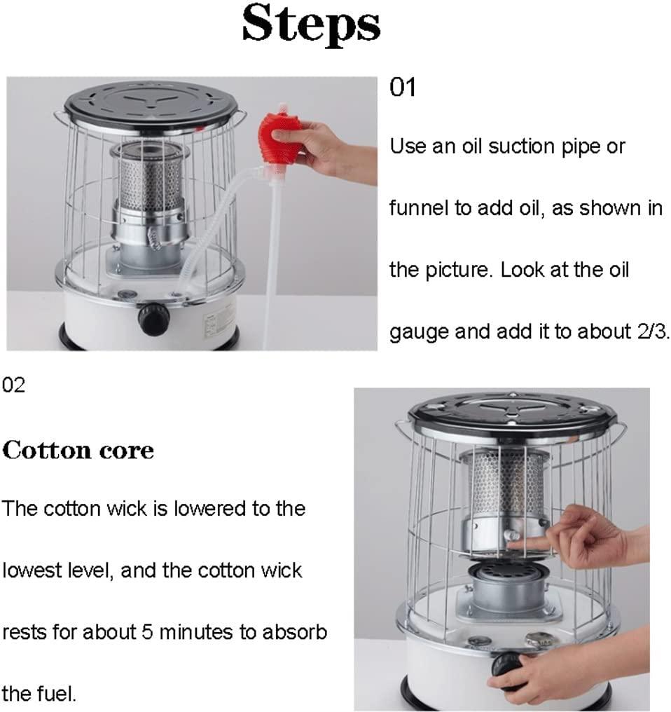 TXNNYLF 6l Kerosene Stove Heater Roast Stoves with Storage Bag Portable Kerosenes Oil Stove Non Electric Heating Furnace for Ice Fishing Camping Home - Image 7