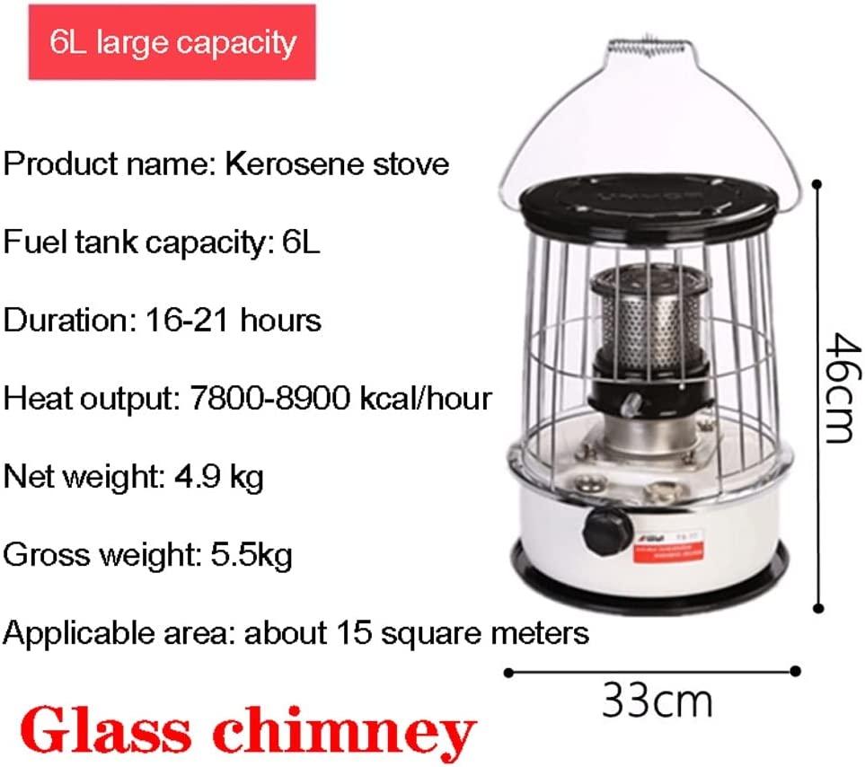 TXNNYLF 6l Kerosene Stove Heater Roast Stoves with Storage Bag Portable Kerosenes Oil Stove Non Electric Heating Furnace for Ice Fishing Camping Home - Image 8