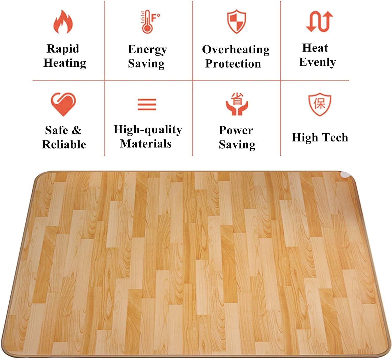 Hot Carpet Heated Floor Mat, Electric Rug Space Heater, Home Movable Winter Heated Pad, Floor Heating Pad, Graphene Electric Blankets,200 * 250cm - Image 6