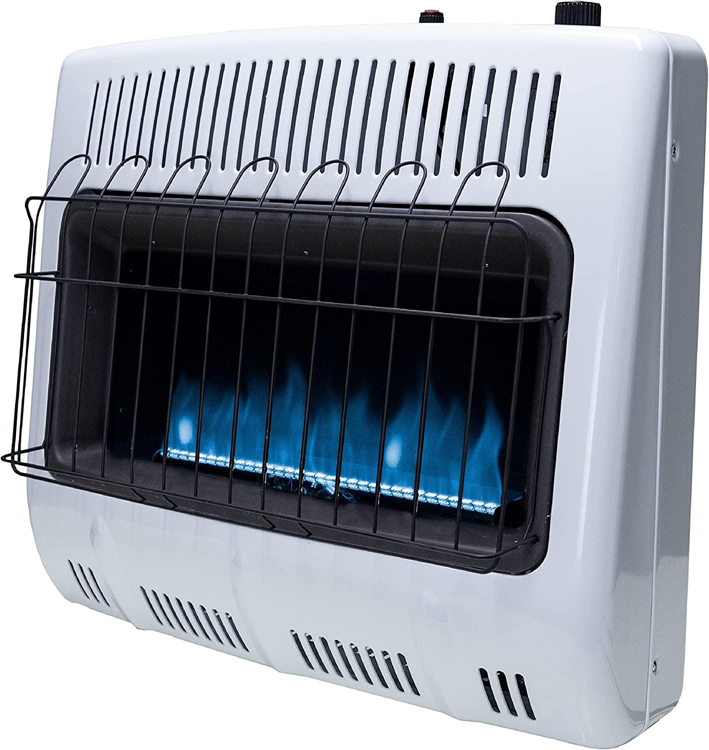 Mr. Heater 30,000 BTU Vent Blue Flame Natural Gas Heater MHVFB30NGT - Image 8